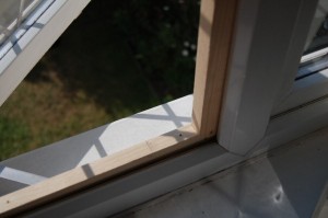 Save Our Earth Blog - The assembled frame in the window